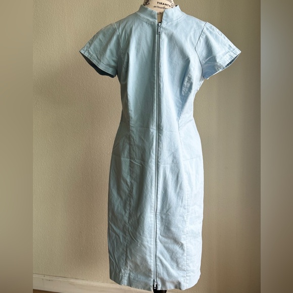 Lafayette 148 Poplin sleeveless dress - Picture 4 of 5